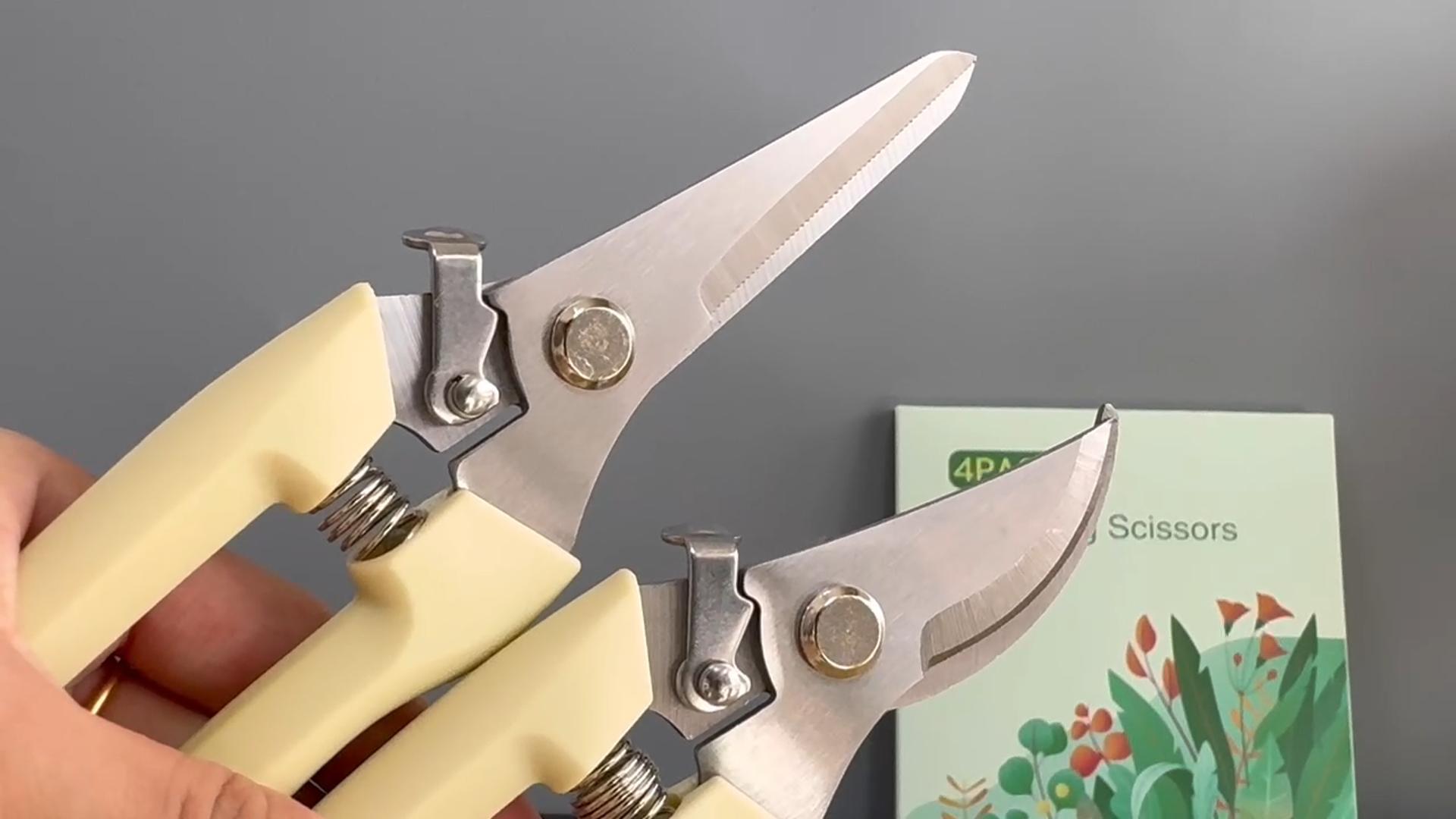 Amazon.com : 4PACK Pruning Shears, Stainless Steel Garden Shears
